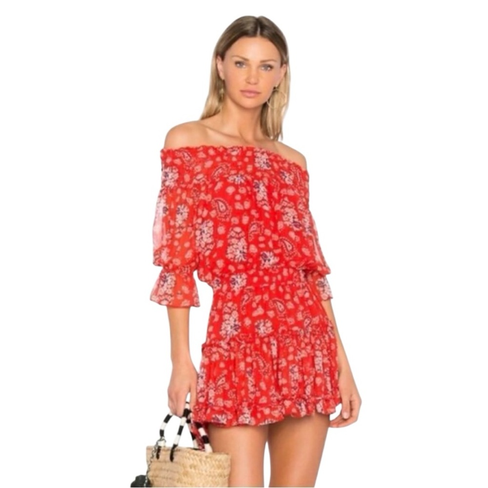 Misa Los Angeles Darla Americana Paisley Dress